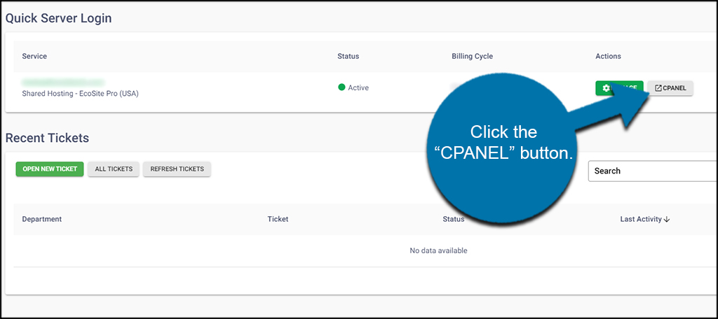 GreenGeeks cPanel